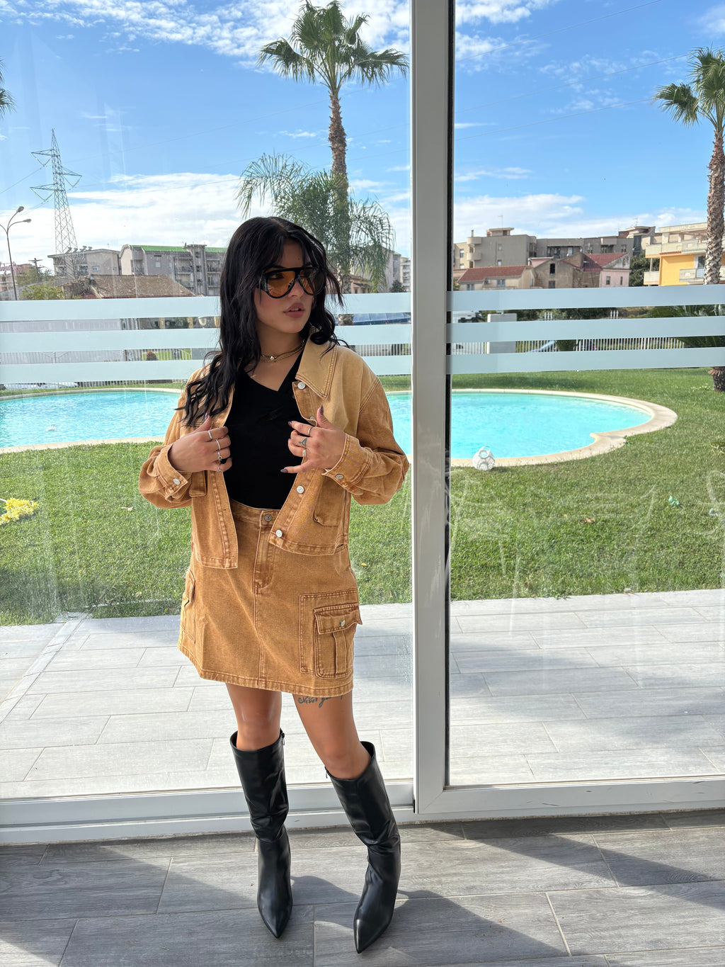 COORDINATO SKIRT CARGO